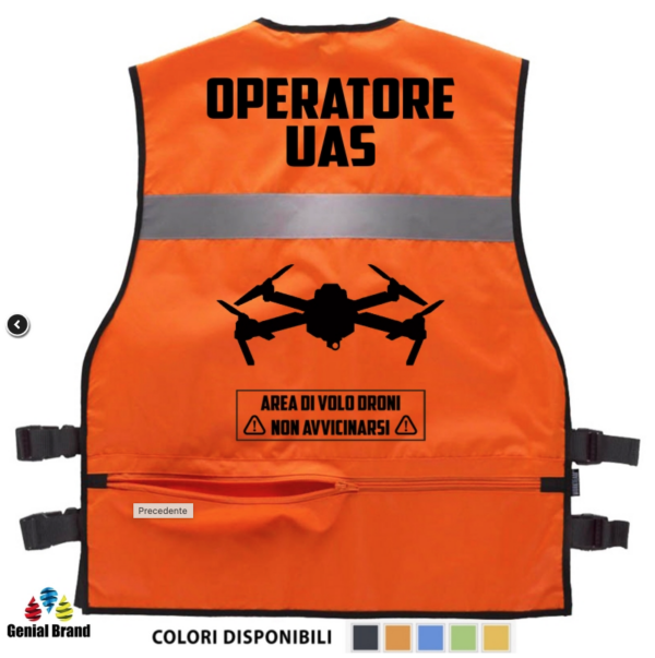 Gilet Operatore UAS in vari colori