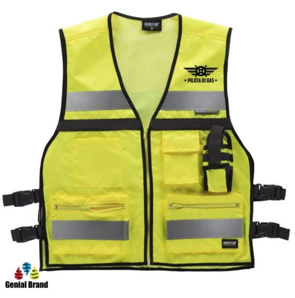 Gilet Pilota Uas giallo