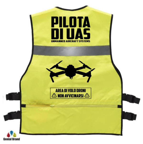 Gilet Pilota Uas giallo