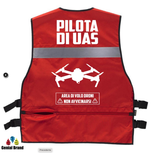 Gilet Pilota UAS vari colori