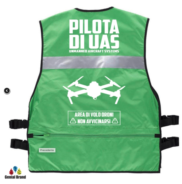 Gilet Pilota UAS vari colori