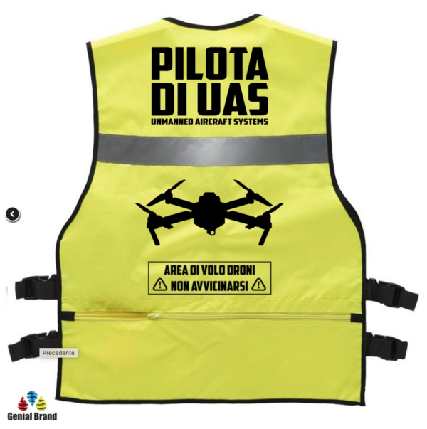 Gilet Pilota UAS vari colori