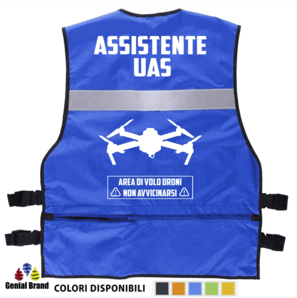 Gilet Assistente UAS Vari colori