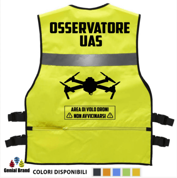 Gilet Osservatore UAS Vari colori